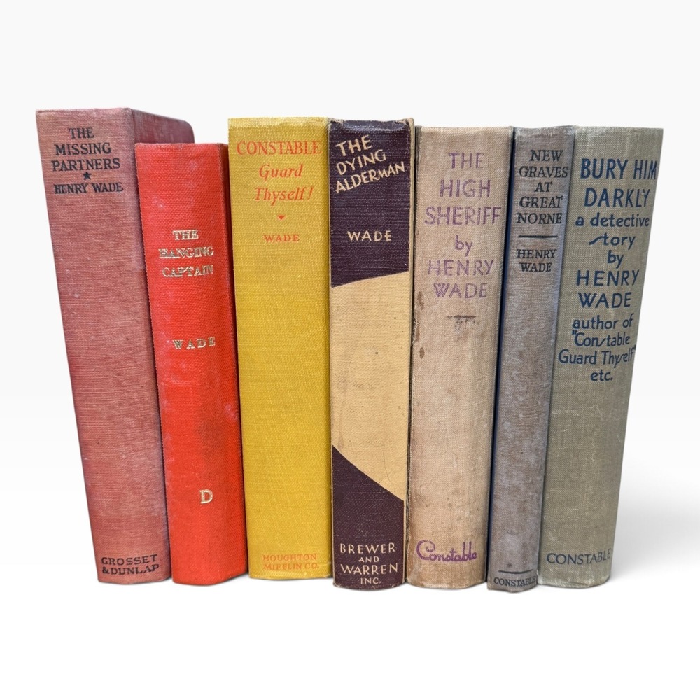 Henry Wade Mystery Book Collection 7 Hardcover 1st Editions Vintage Detective